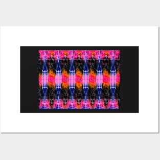 Dragonfly wing pattern pink Posters and Art